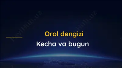 orol dengizi — PDF