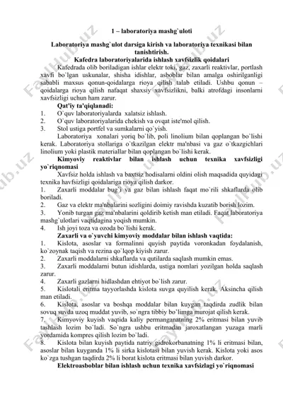 laboratoriya mashg`uloti — DOCX