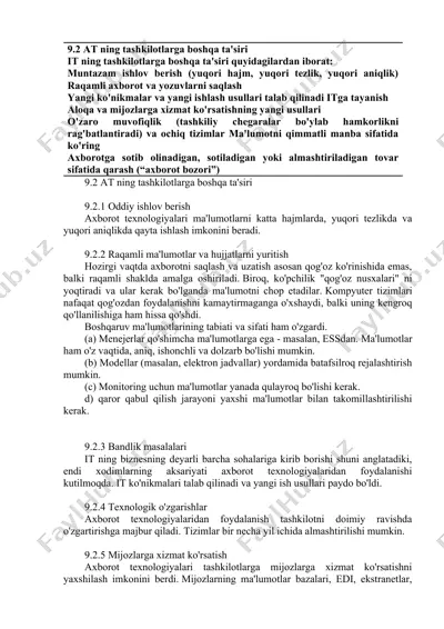 axborot texnologiyalari va huquqshunoslik — DOCX