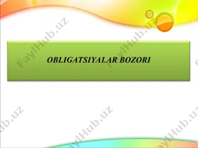obligatsiya — PPT
