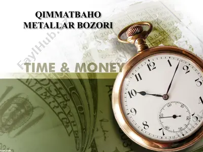 qimmatbaho metallar bozori — PPTX