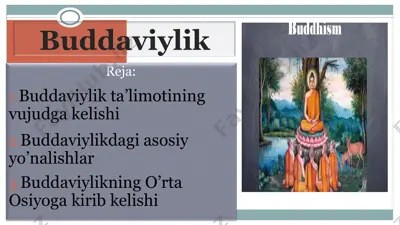 buddhaviylik ta’limi — PPT