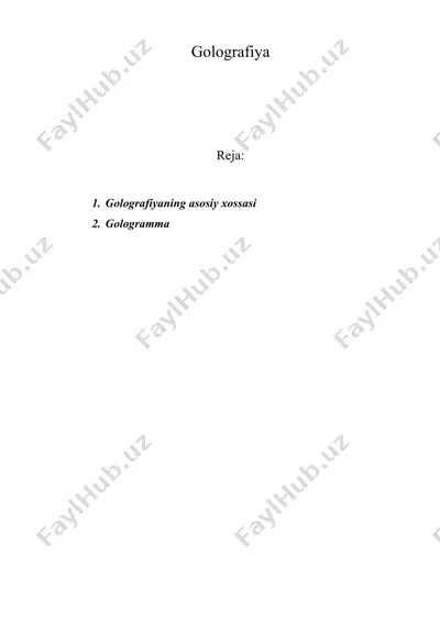 golografiya — DOC