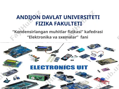 yarimo’tkazgichli diodning volt-amper xarakteristikasini oʻrganish — PPTX
