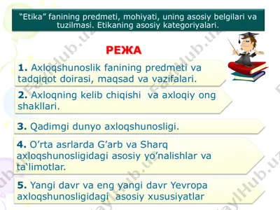 etika fanining predmeti va mohiyati — PDF