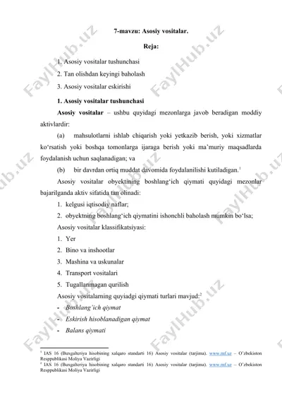 asosiy vositalar — DOCX