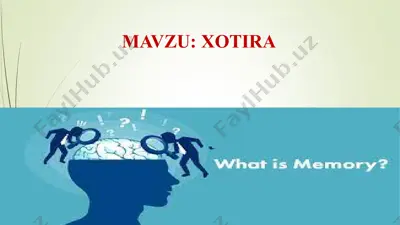 xotira — PPTX
