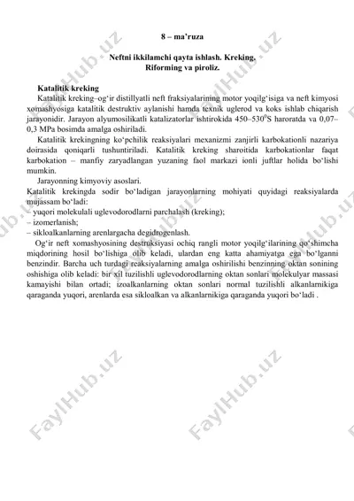 neftni katalitik kreking — PDF