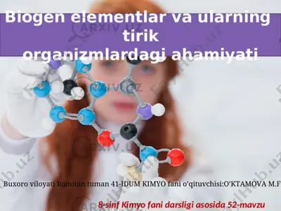 biogen elementlar — PPT