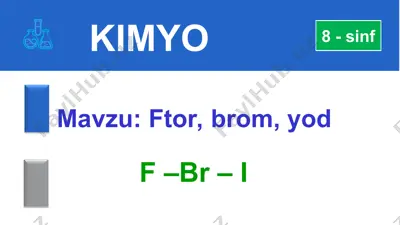 ftor, brom, yod — PPT