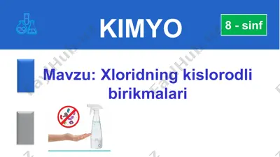 xloridning kislorodli birikmalari — PPT