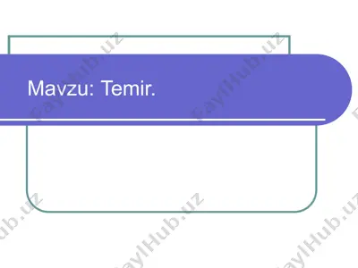 temir — PPT