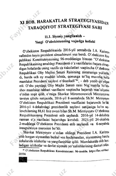 xi bob. harakatlar strategiyasidagi siyosiy yangilanishlar — PDF