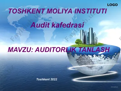 auditorlik tanlash — PPT
