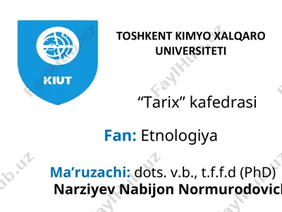 kavkaz xalqlarining etnik tarkibi va joylashuvi. xо‘jalik tarzi. — PPT