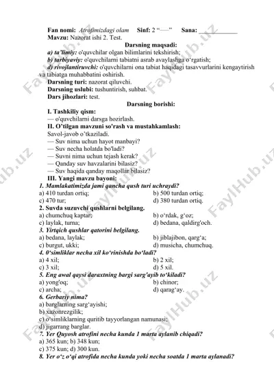 atrofimizdagi olam — DOCX