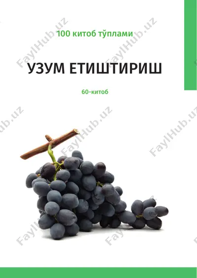 узум етиштириш — PDF
