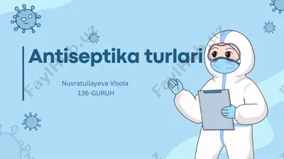 antiseptika turlari — PDF