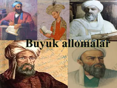 buyuk allomalar — PPTX