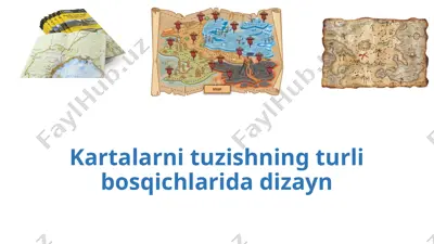 kartalarni tuzishning turli bosqichlarida dizayn — PPTX