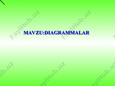 diagrammalar — PPT