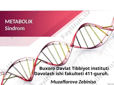 metabolik sindrom — PPTX