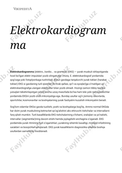 elektrokardiogram — PDF