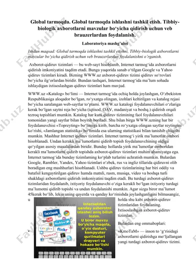 axborot-qidiruv tizimlari — DOCX