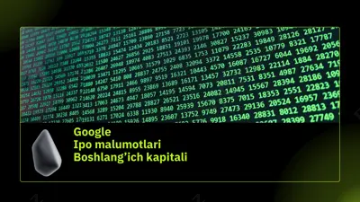 google ipo malumotlari — PPTX