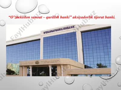 o'zsanoatqurilishbank atb — PPTX