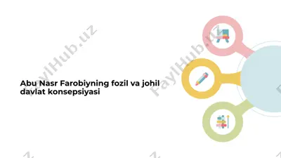 abu nasr farobiyning fozil va johil davlat konsepsiyasi — PPTX