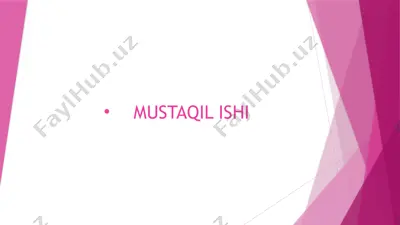 aron bekning kognitiv terapiyasi — PPTX