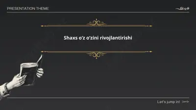 motivatsiya va maqsad qo'yish — PPTX