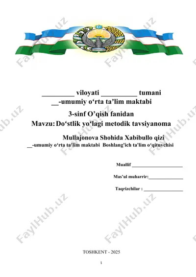 metodik tavsiya - matematika — DOCX