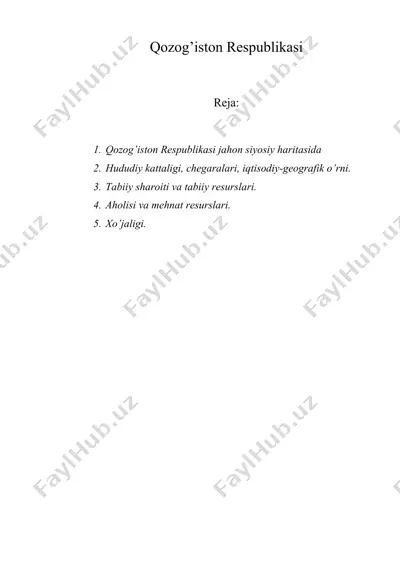 qоzоg’istоn rеspublikаsi — DOC