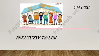 inklyuziv ta'lim — PPTX