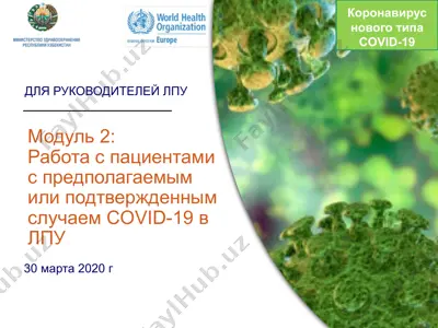 модуль 2: работа с пациентами с предполагаемым или подтвержденным случаем covid-19 в лпу — PPTX