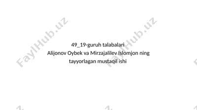 quduq nasoslari — PPTX