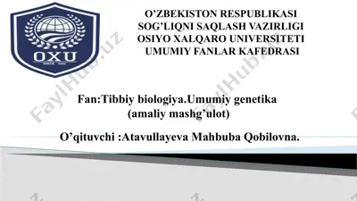prokariot hujayralarning umumiy tuzilishi — PPTX