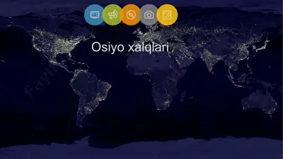 osiyo xalqlari — PPTX