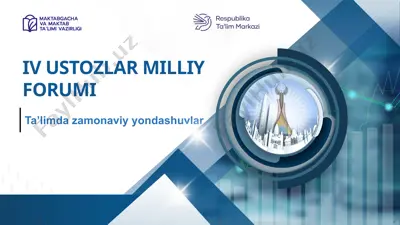 ta’limda zamonaviy yondashuvlar — PPTX