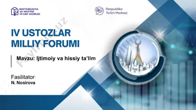 ijtimoiy va hissiy ta’lim — PPTX
