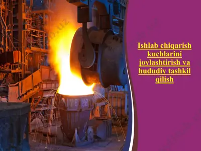 ishlab chiqarish kuchlarini joylashtirish va hududiy tashkil qilish — PPTX