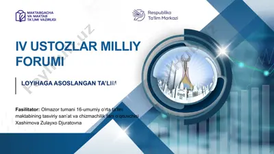 loyihaga asoslangan ta’lim — PPTX