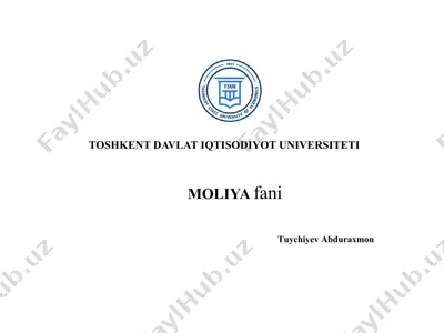 5-mavzu. inson hayotida moliyaviy rejalashtirish — PPTX