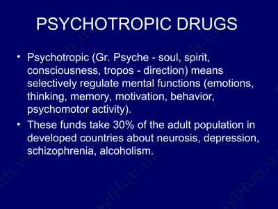 psychotropic drugs — PPT