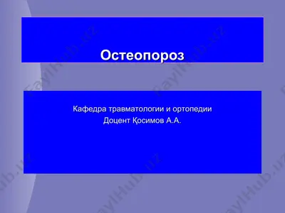 osteoporoz — PPT