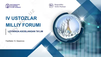 loyihaga asoslangan ta’lim — PPTX