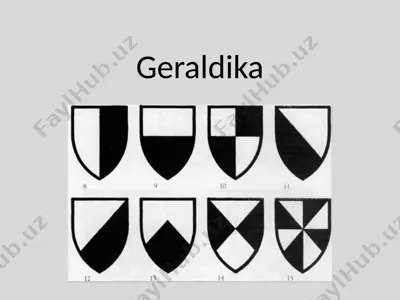 geraldika va emblematika — PPTX