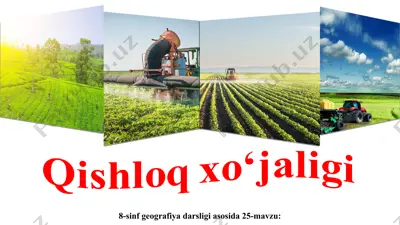 qishloq xo‘jaligi 8-sinf — PPT